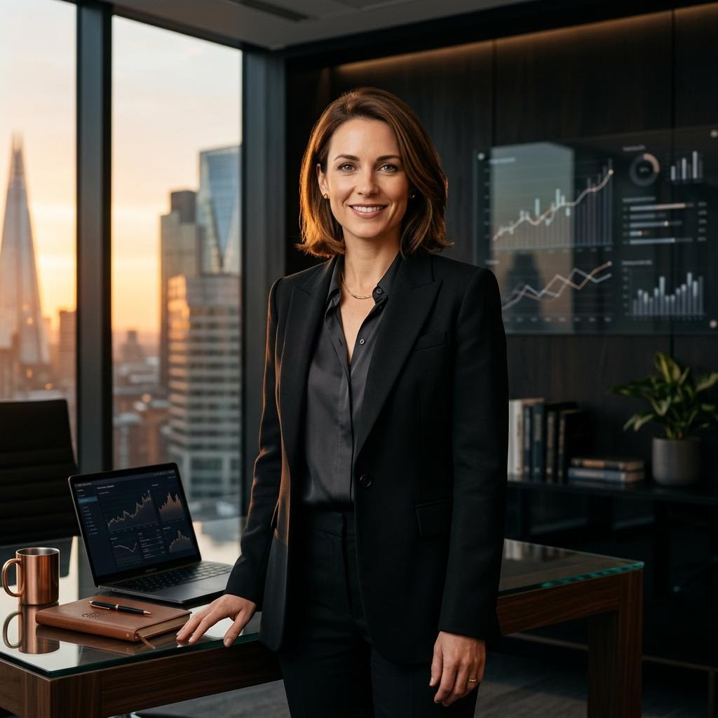 Fintech-Gründerin im Entwicklungszentrum